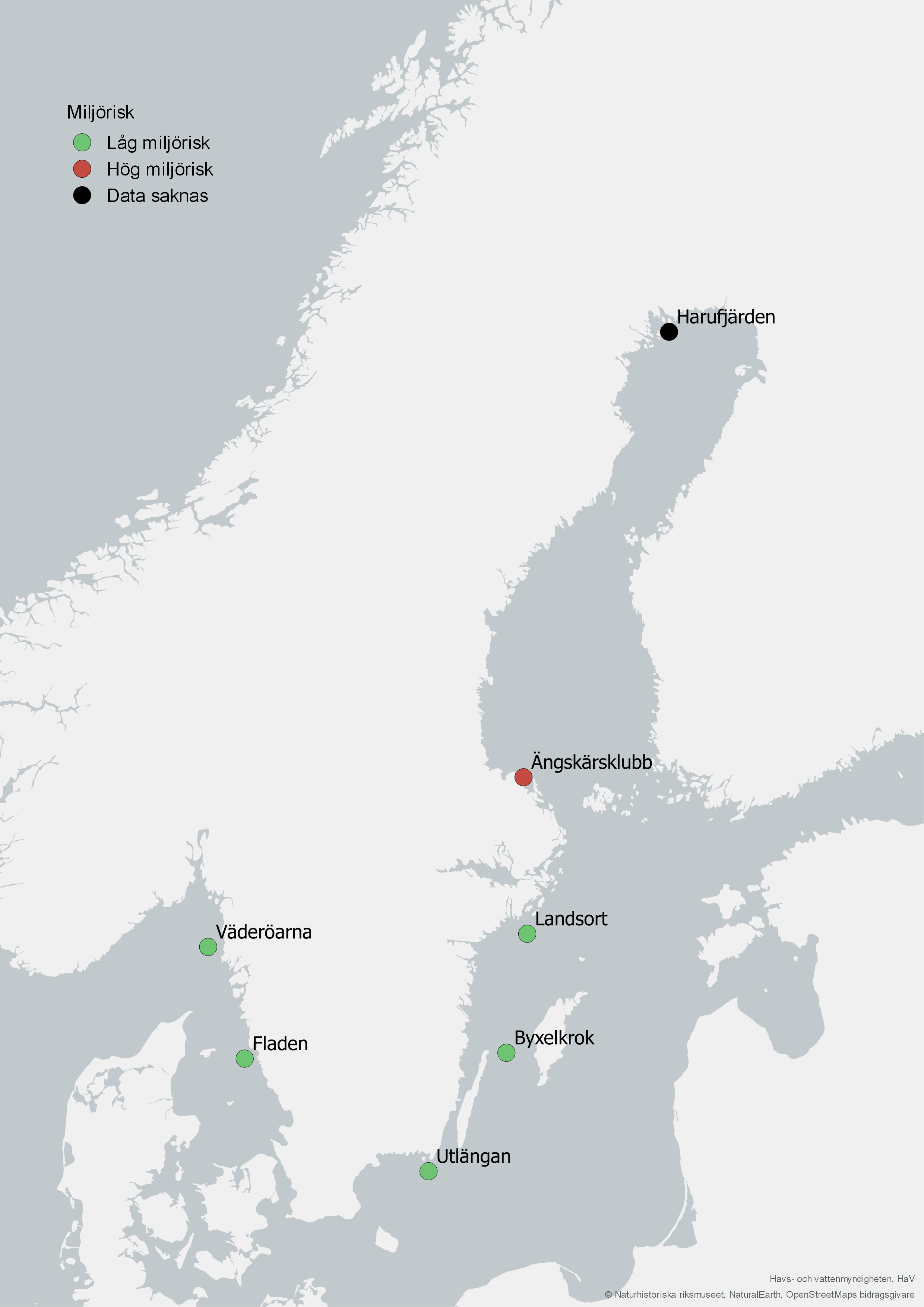 Samlad risk från miljögifter i sill och strömming